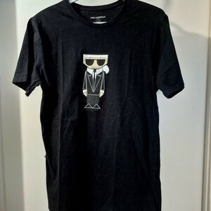 Karl Lagerfeld Paris Men's Kocktail Karl Short Sleeve Crew Neck T-Shirt